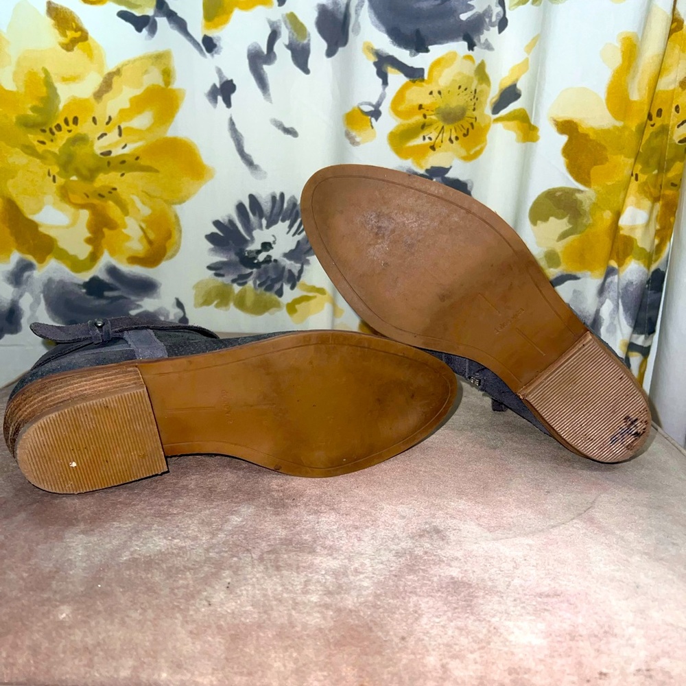 Gray Suede Booties - Picture 4 of 5